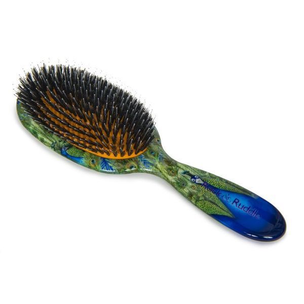 Rock &amp;amp; Ruddle Peacocks Small Pure Bristle Hairbrush