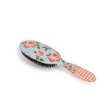 Rock &amp;amp; Ruddle Pink Gingham Small Pure Bristle Hairbrush