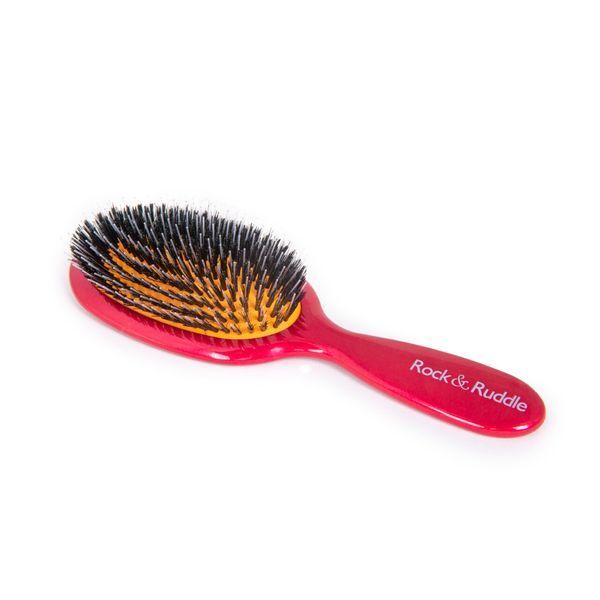Rock &amp;amp; Ruddle Red Shimmer Small Baby Bristle Hairbrush