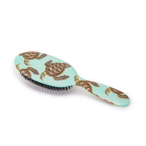 Rock &amp;amp; Ruddle Turtles Large Synthetic Bristle Hairbrush