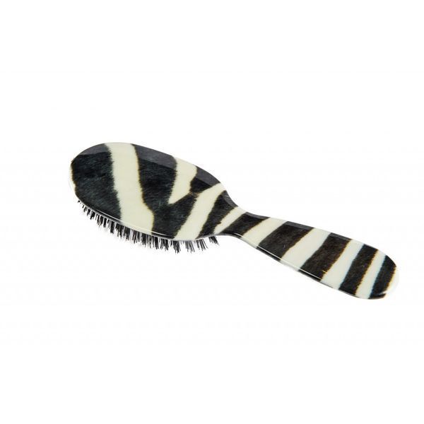 Rock &amp;amp; Ruddle Zebra Print Large Mix Bristle Hairbrush
