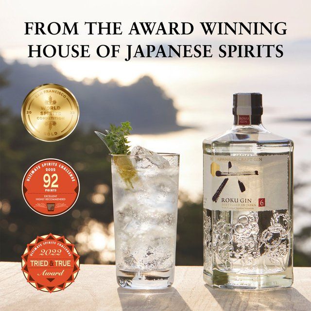 Roku Suntory Japanese Craft Gin   70cl
