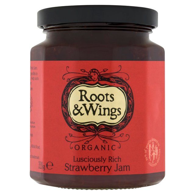 Roots &amp;amp; Wings Organic Strawberry Jam   320g