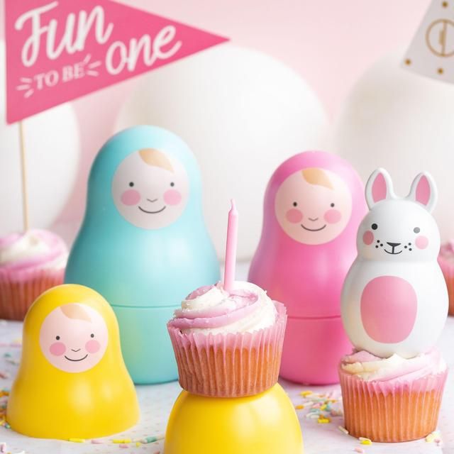 Rosa &amp;amp; Bo Stacking Toys - Rainbow Nesting Babies for Babies &amp;amp; Toddlers