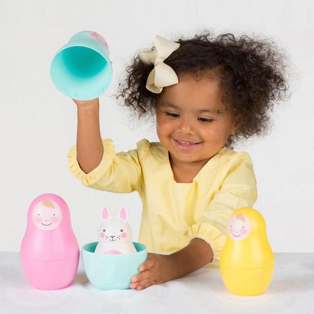 Rosa &amp;amp; Bo Stacking Toys - Rainbow Nesting Babies for Babies &amp;amp; Toddlers