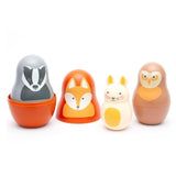 Rosa &amp;amp; Bo Stacking Toys - Woodland Nesting Babies for Babies &amp;amp; Toddlers