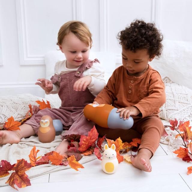 Rosa &amp;amp; Bo Stacking Toys - Woodland Nesting Babies for Babies &amp;amp; Toddlers