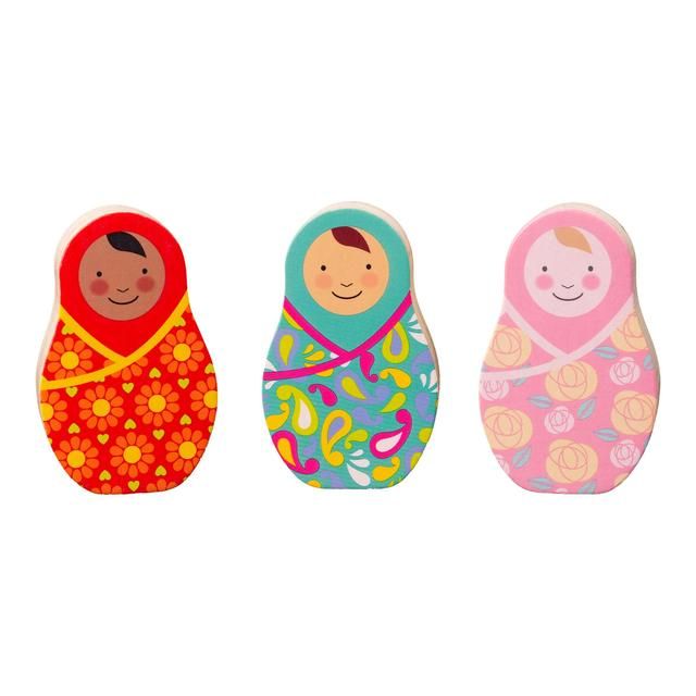 Rosa &amp;amp; Bo Wooden Play Set Characters Little Girls for Toddlers