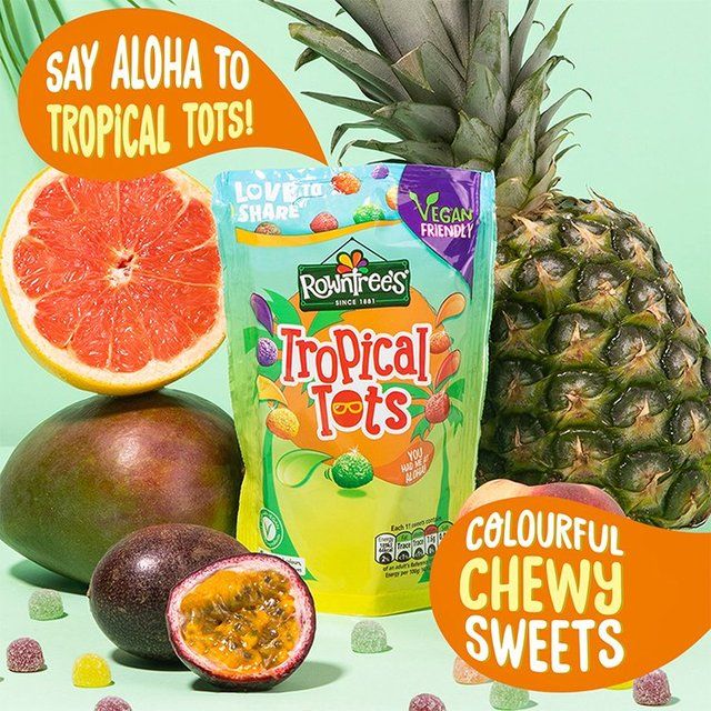 Rowntree's Jelly Tots Tropical Pouch   140g