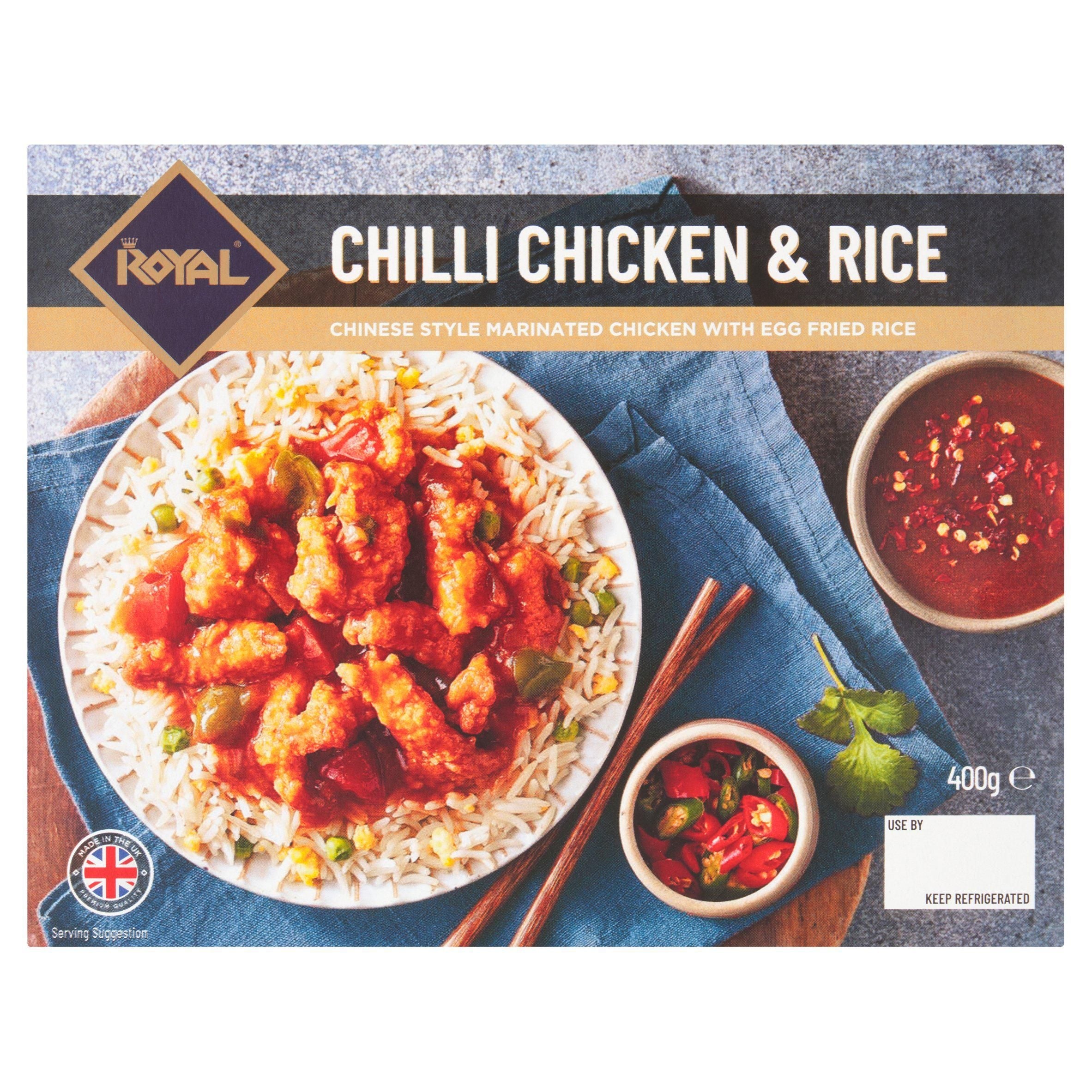 Royal Chilli Chicken &amp;amp; Rice 400g