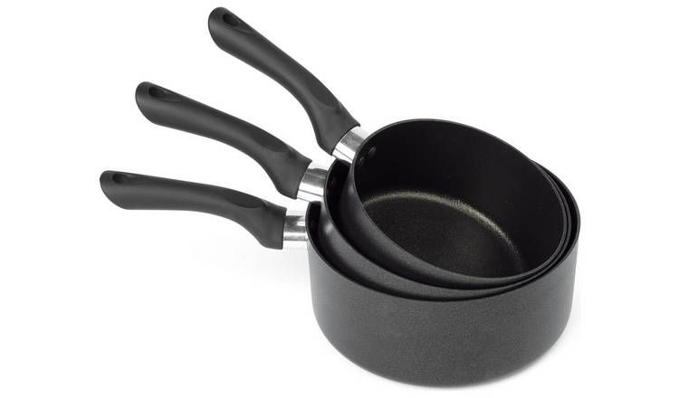 Russell Hobbs Diamond Stone 5 Piece Aluminium Saucepan Set
