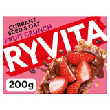 Ryvita Crispbread Fruit Crunch Currant Seed &amp;amp; Oat Crackers 200g