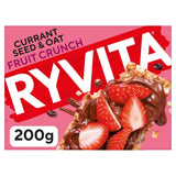 Ryvita Crispbread Fruit Crunch Currant Seed &amp;amp; Oat Crackers 200g