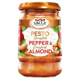 Sacla' Roasted Pepper &amp;amp; Crushed Almond Pesto   190g