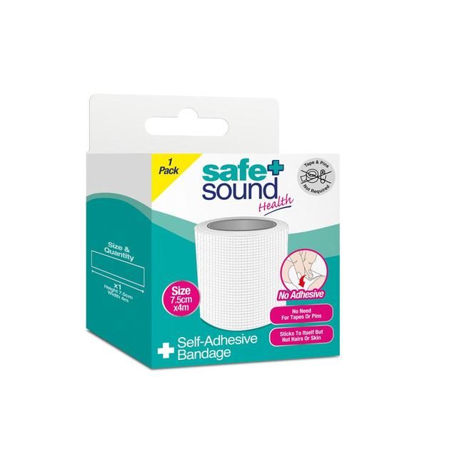 Safe &amp;amp; Sound Self Adhesive Bandage 7.5cm x 4m