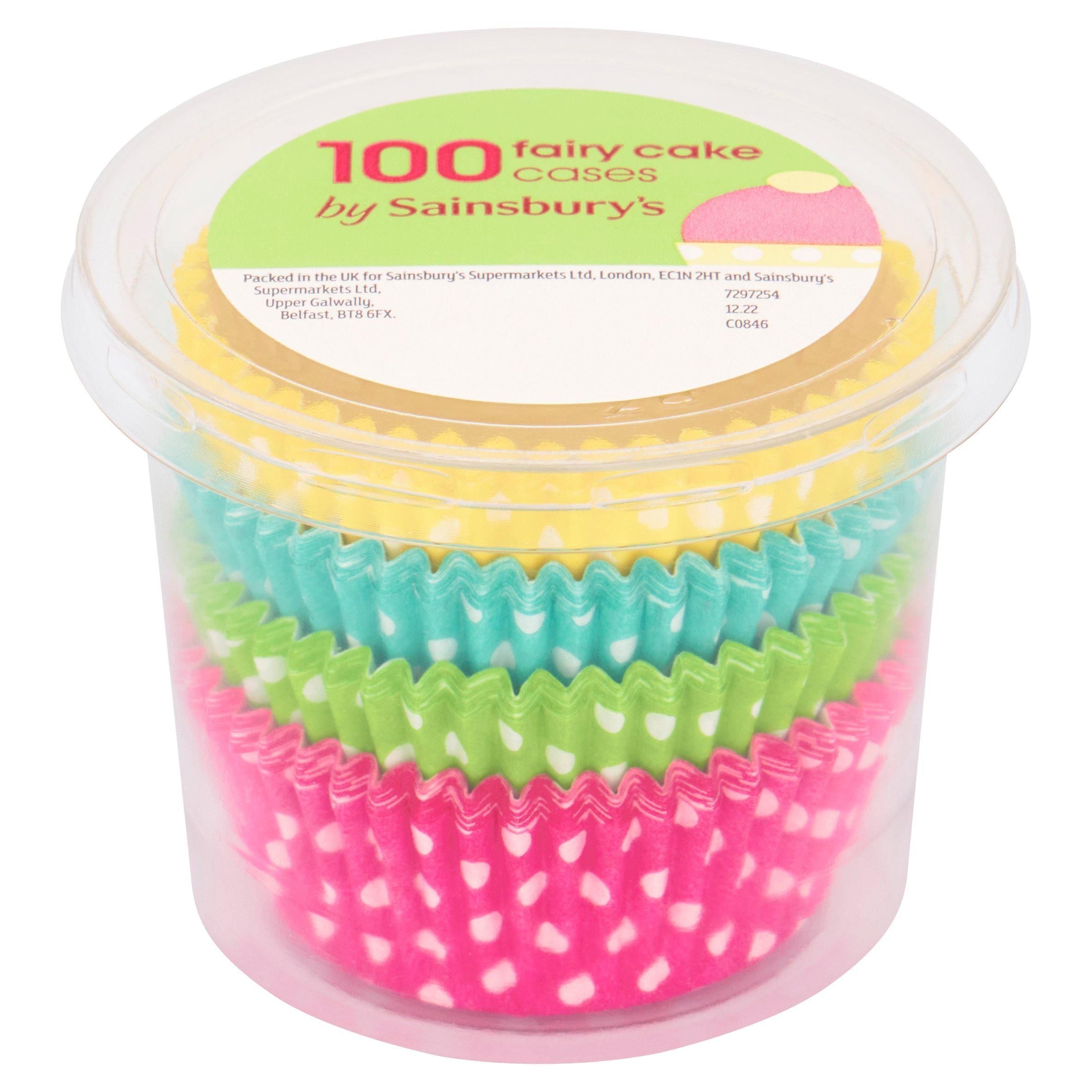 Sainsbury's 100 Polka Dot Cake Cases