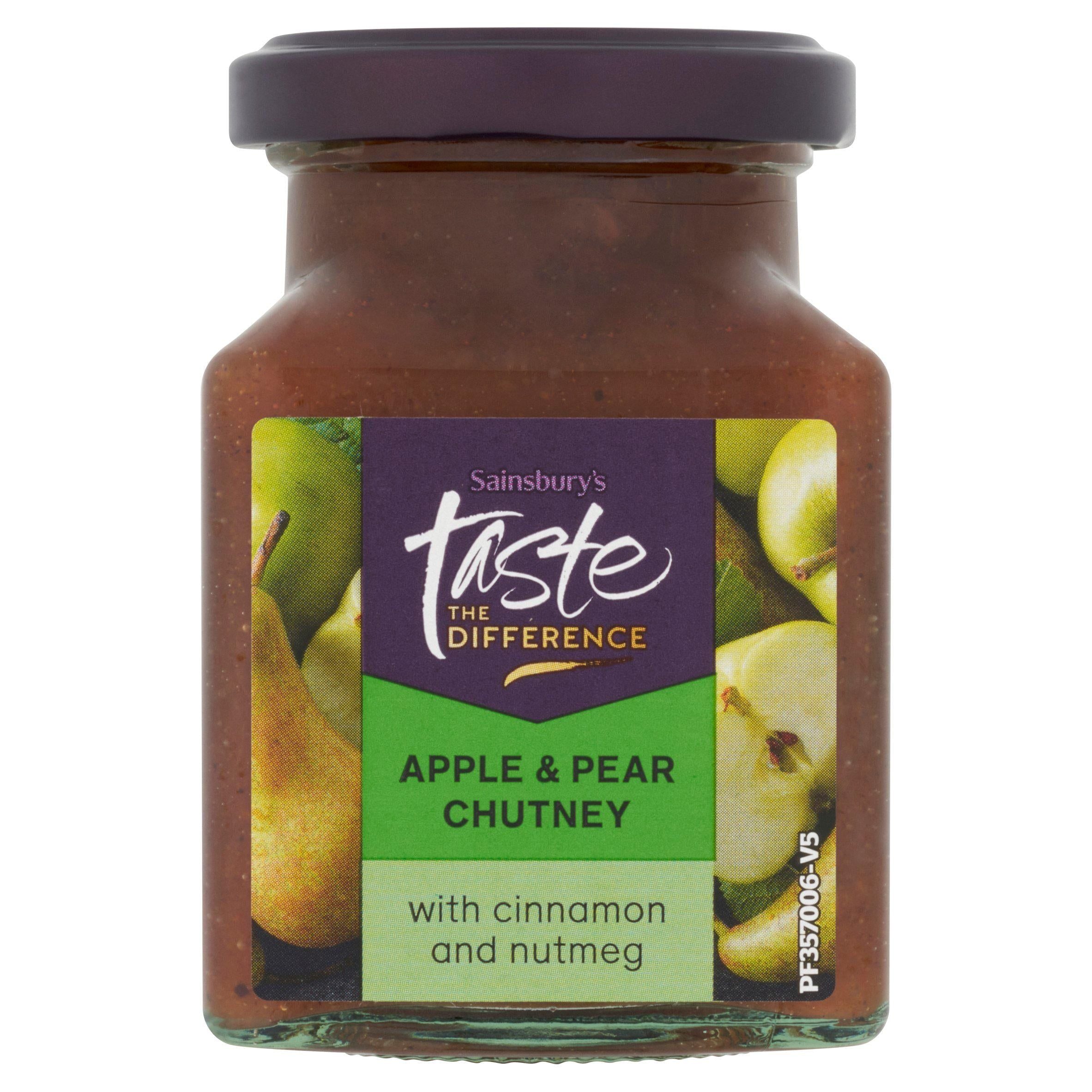 Sainsbury's Apple &amp;amp; Pear Chutney, Taste the Difference 220g