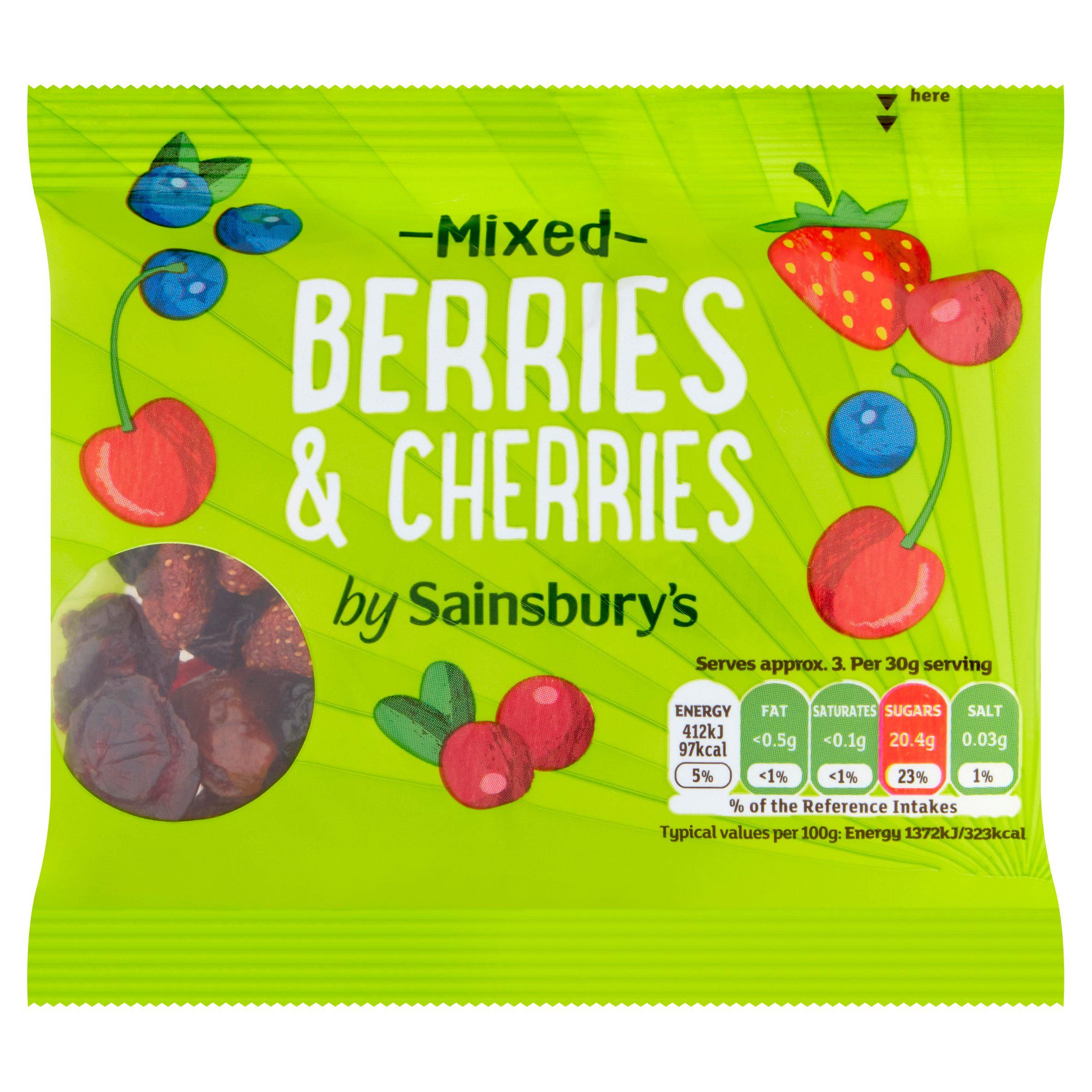 Sainsbury's Berries &amp;amp; Cherries 100g