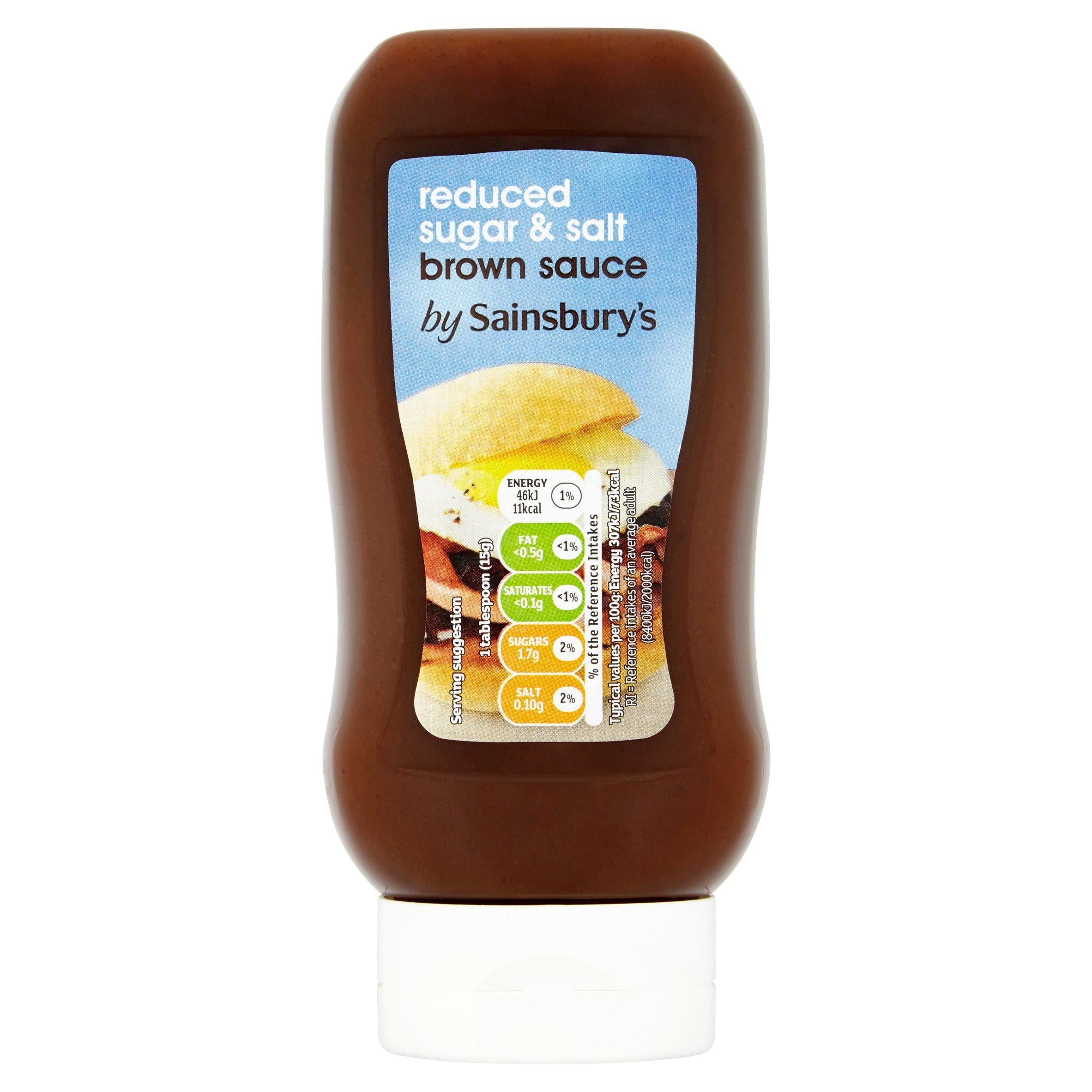 Sainsbury's Brown Sauce, Reduced Salt &amp;amp; Sugar 450g