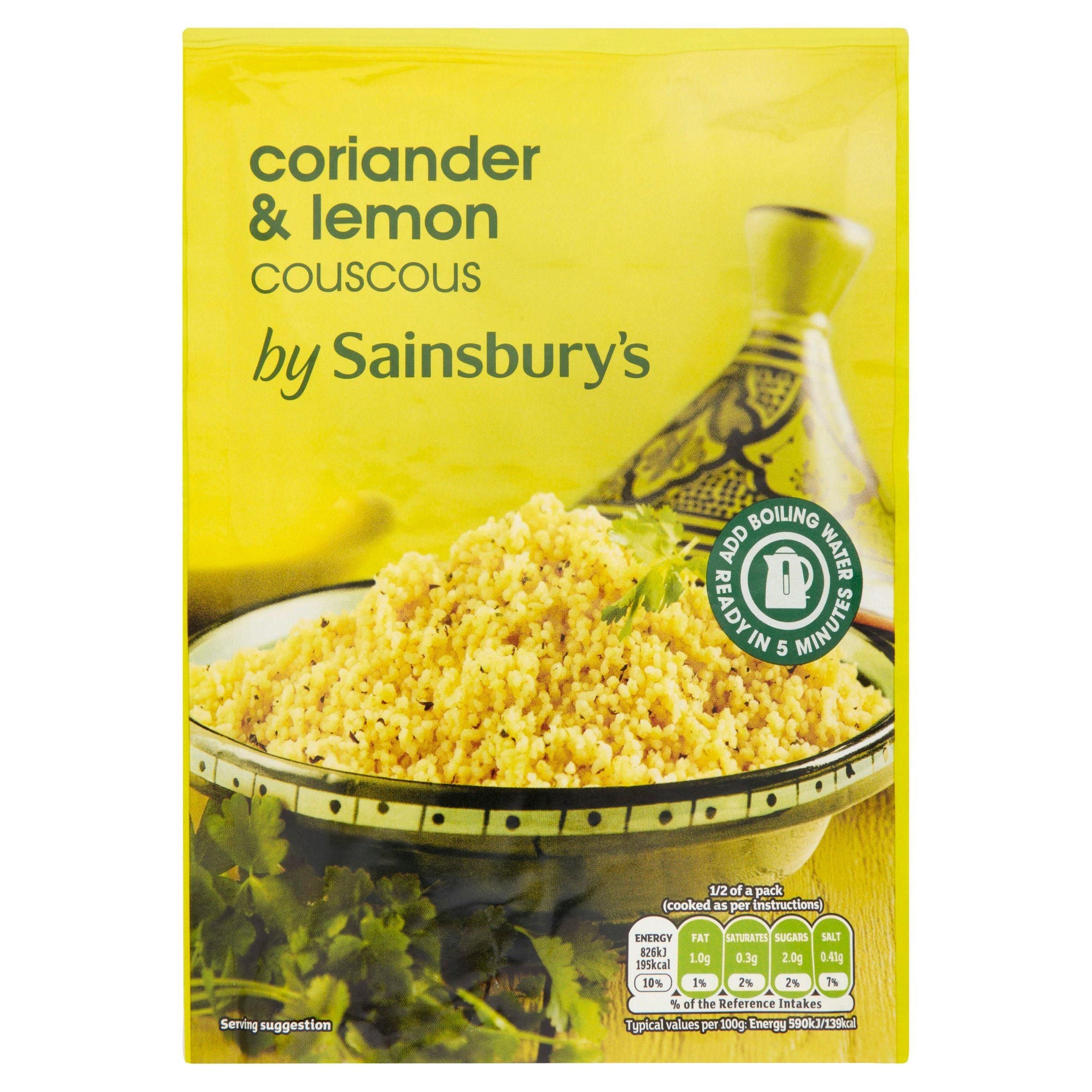 Sainsbury's Cous Cous Coriander &amp;amp; Lemon 110g