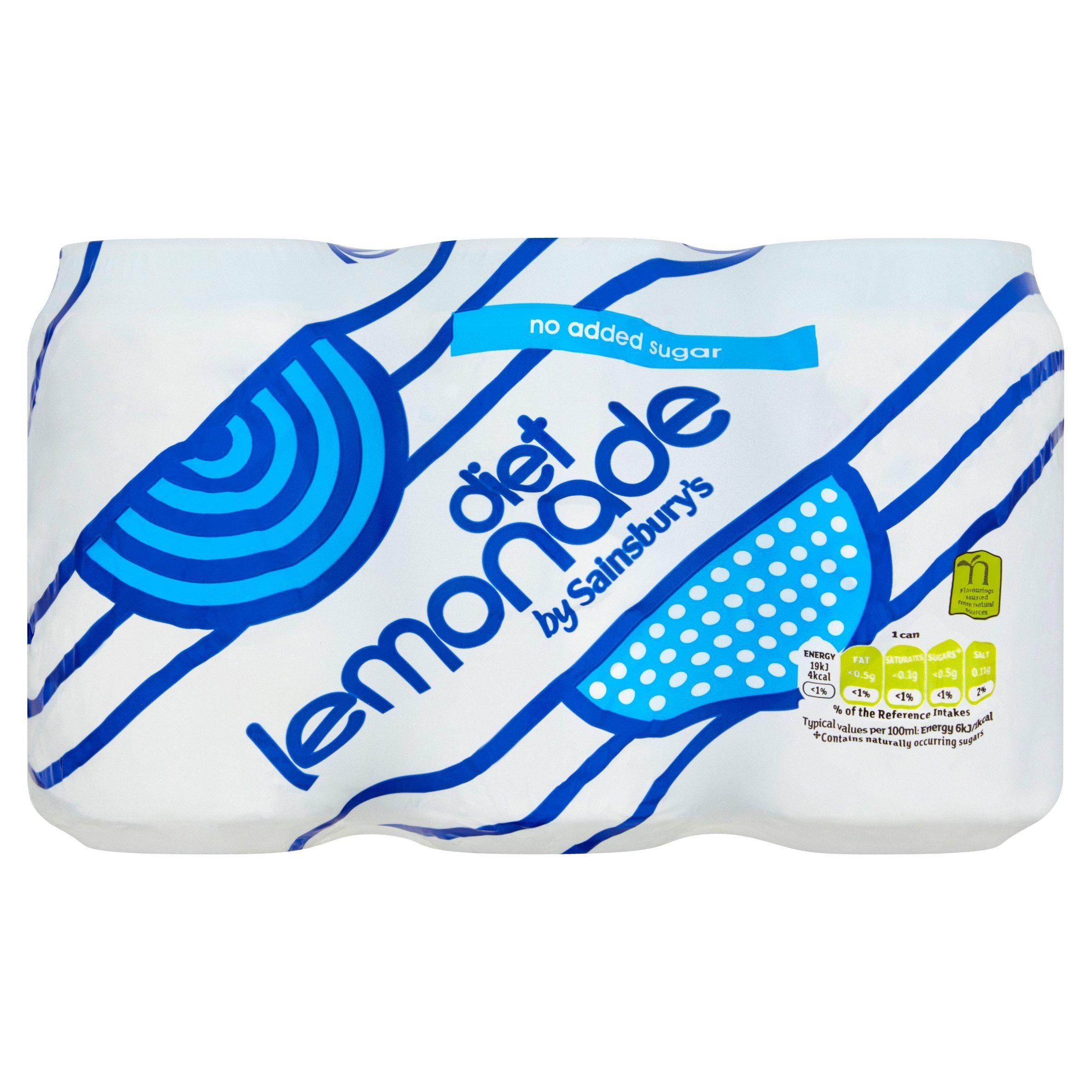 Sainsbury's Diet Lemonade 6x330ml