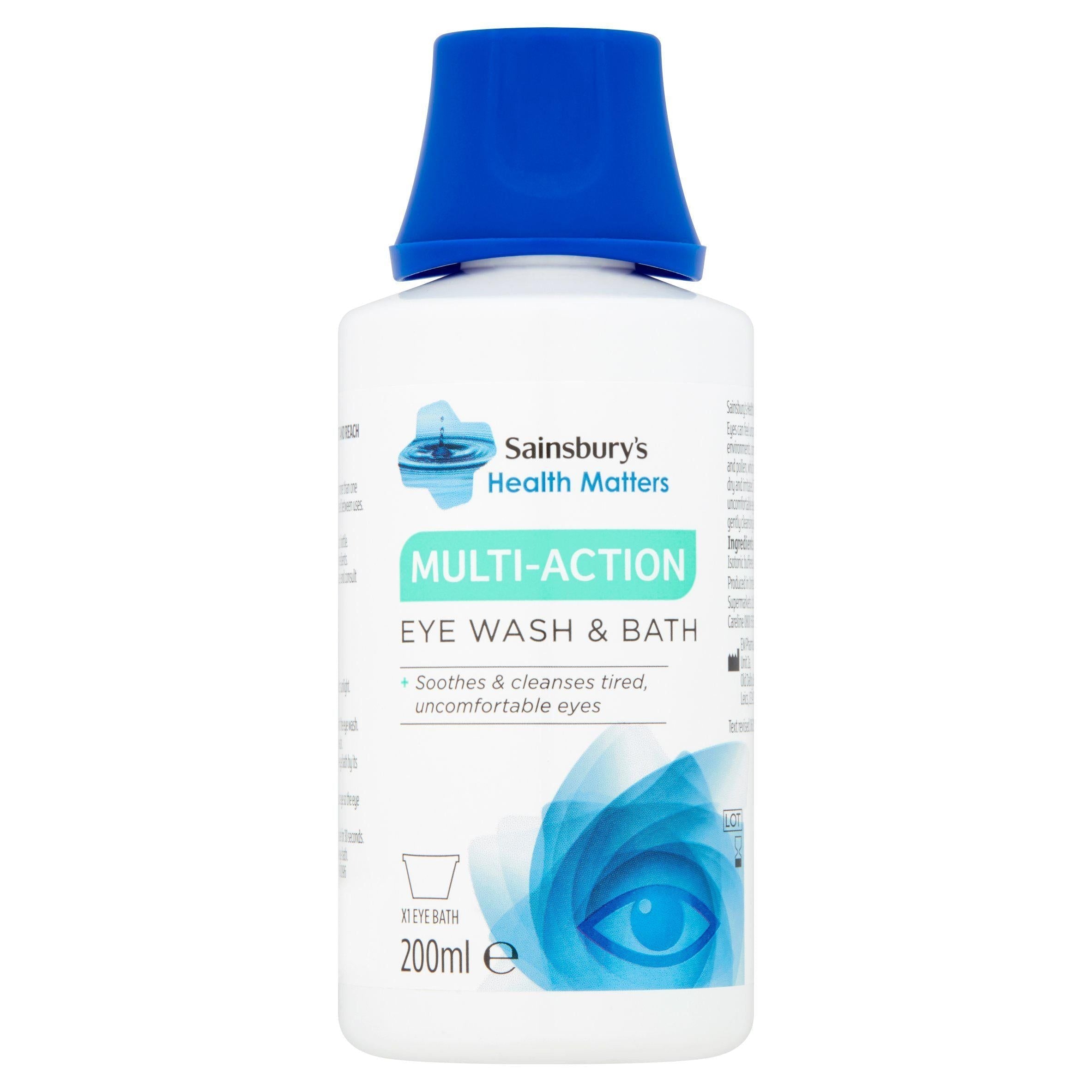 Sainsbury's Eye Wash &amp;amp; Bath 200ml