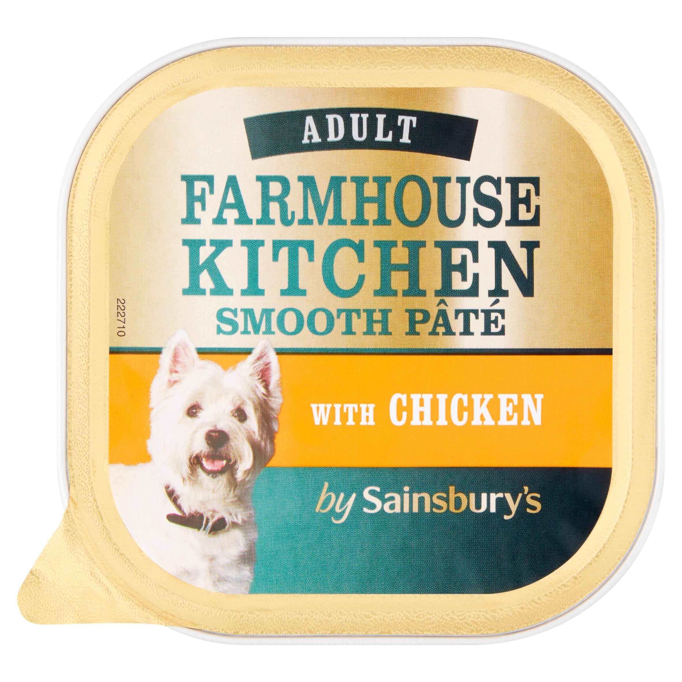 Sainsbury's Farmhouse Kitchen Adult Dog Smooth P&amp;acirc;t&amp;eacute; With Chicken 300g