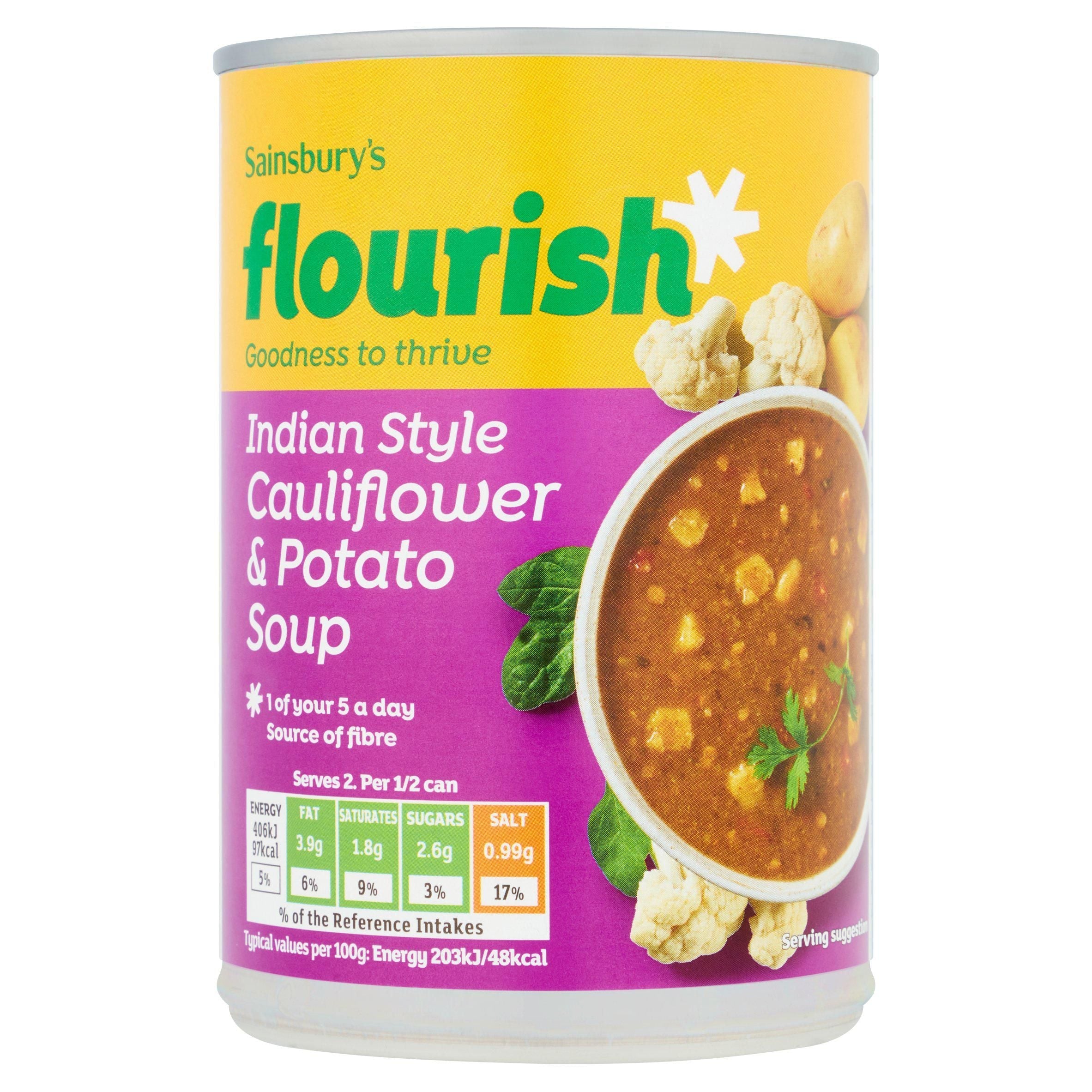 Sainsbury's Flourish Indian Style Cauliflower &amp;amp; Potato Soup