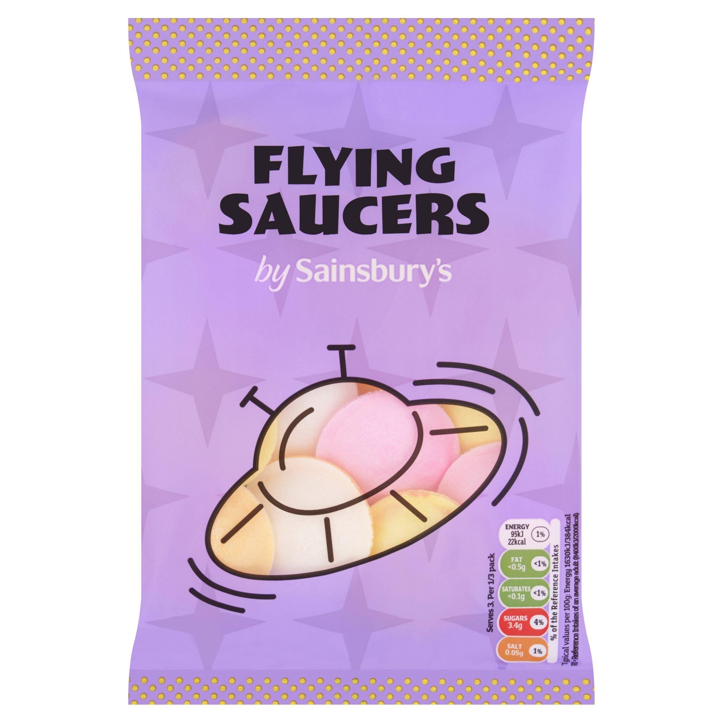 Sainsbury's Flying Saucers Sweets 17.5g