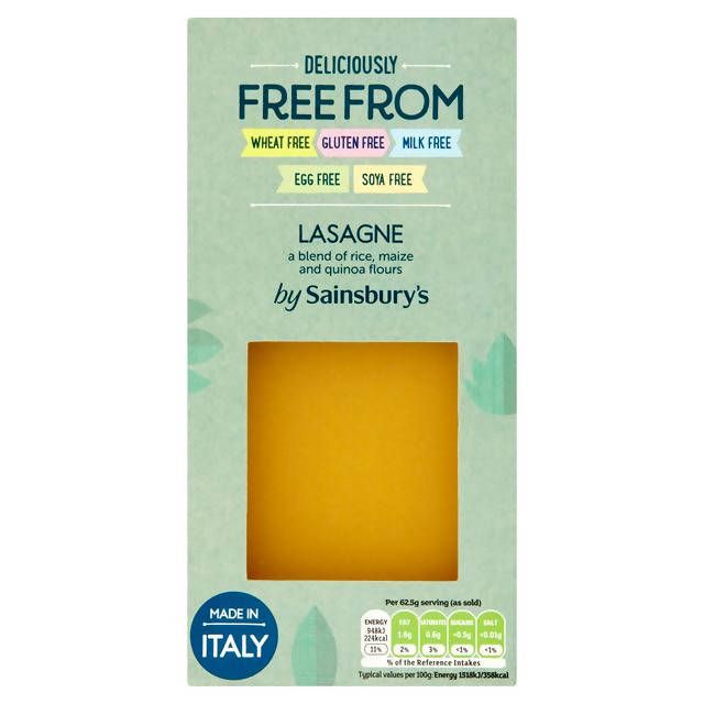 Sainsbury's Free From Lasagne Sheets 250g