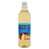 Sainsbury's High Juice Squash White Grape &amp;amp; Peach, No added Sugar 1L