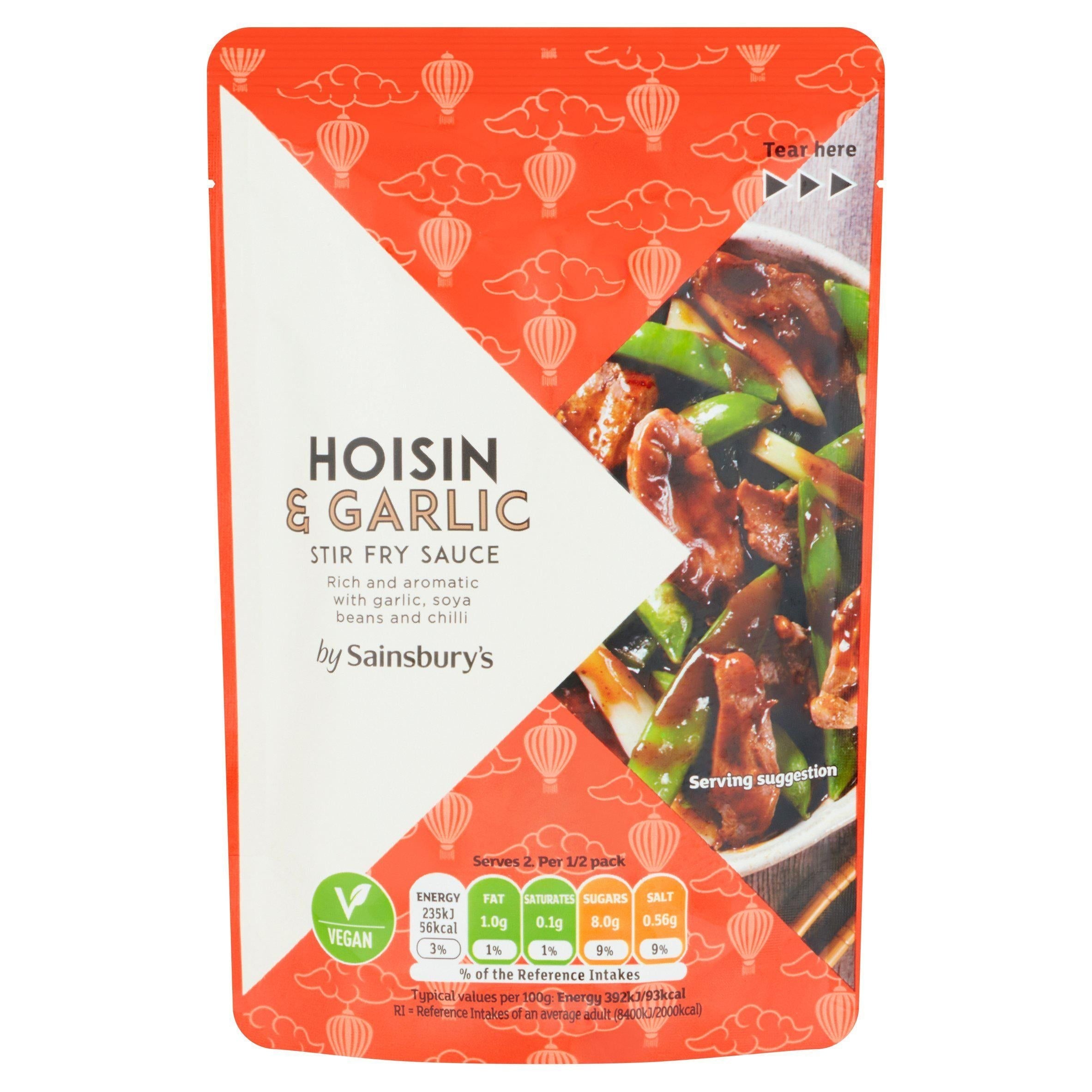 Sainsbury's Hoisin &amp;amp; Garlic Stir Fry Sauce 120g