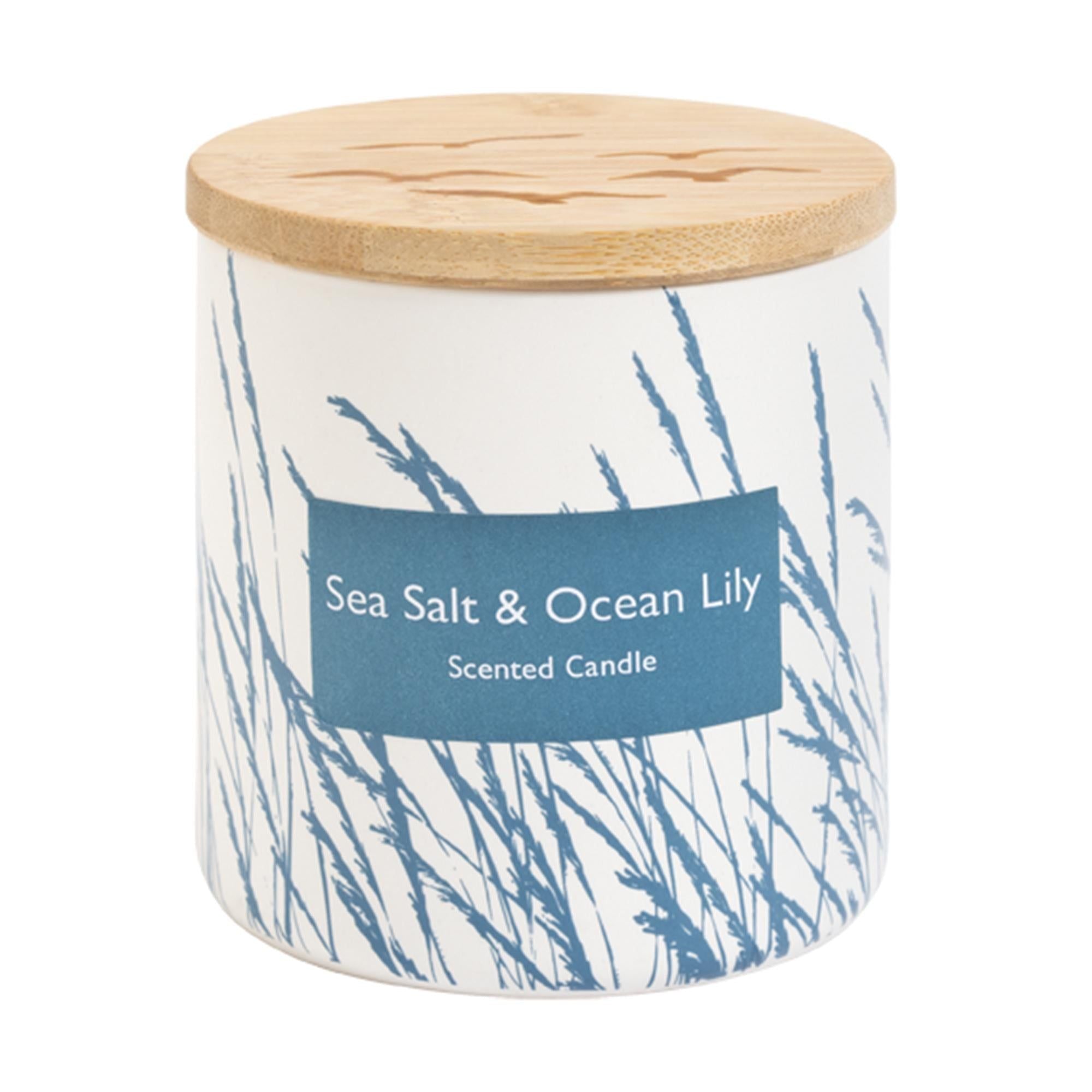 Sainsbury's Home 300g Candle with Lid -  Sea Salt &amp;amp; Ocean Lily