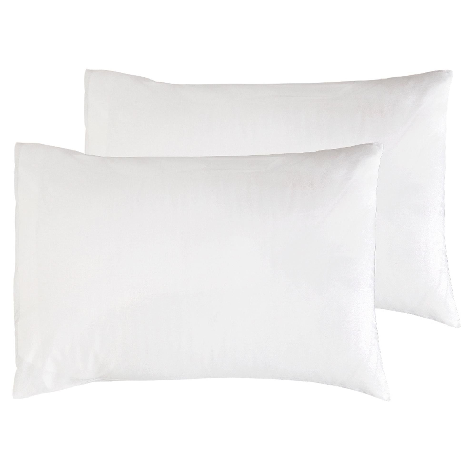 Sainsbury's Home Cotton Rich Pillowcase Pair White