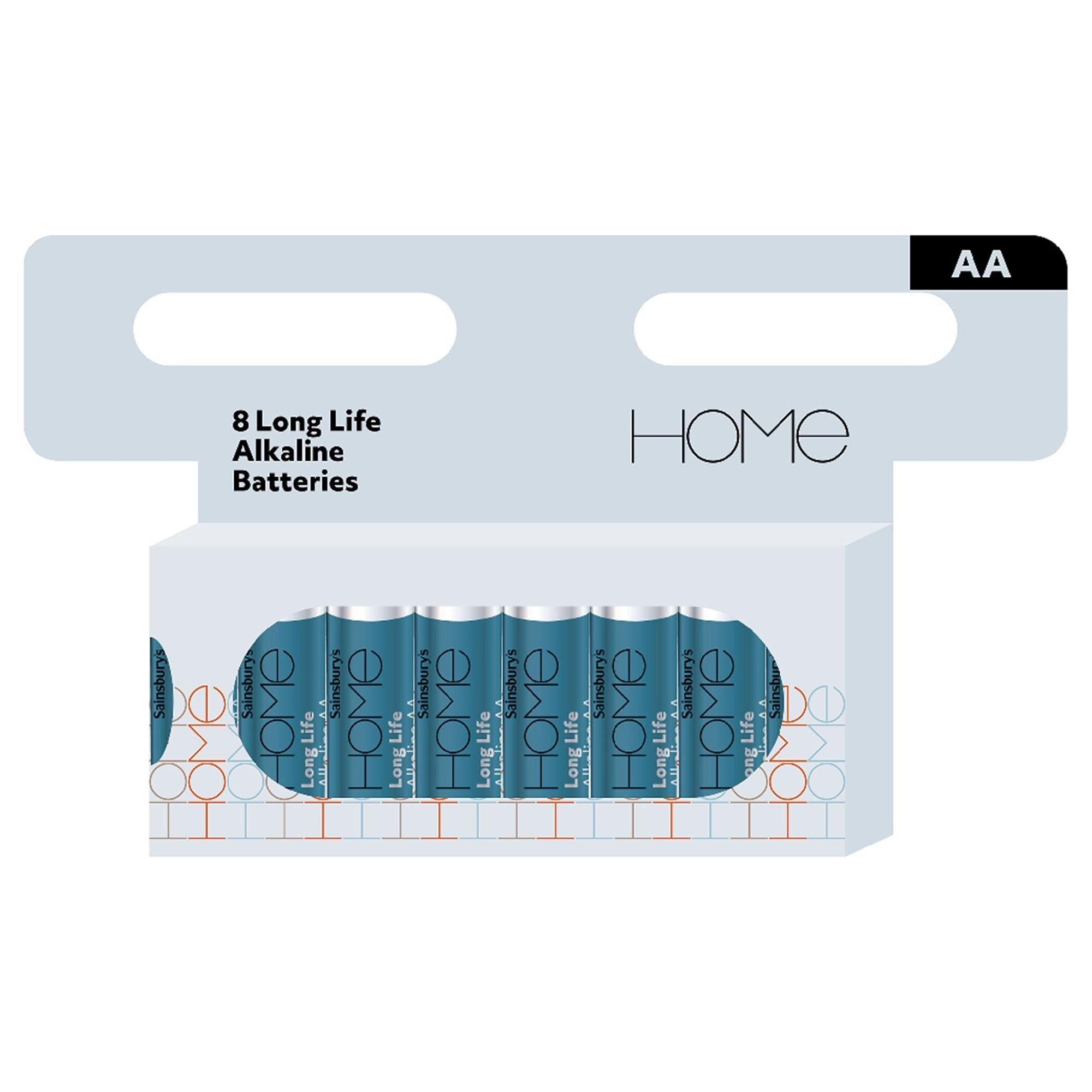 Sainsbury's Home Extra Long Life AA8 Batteries
