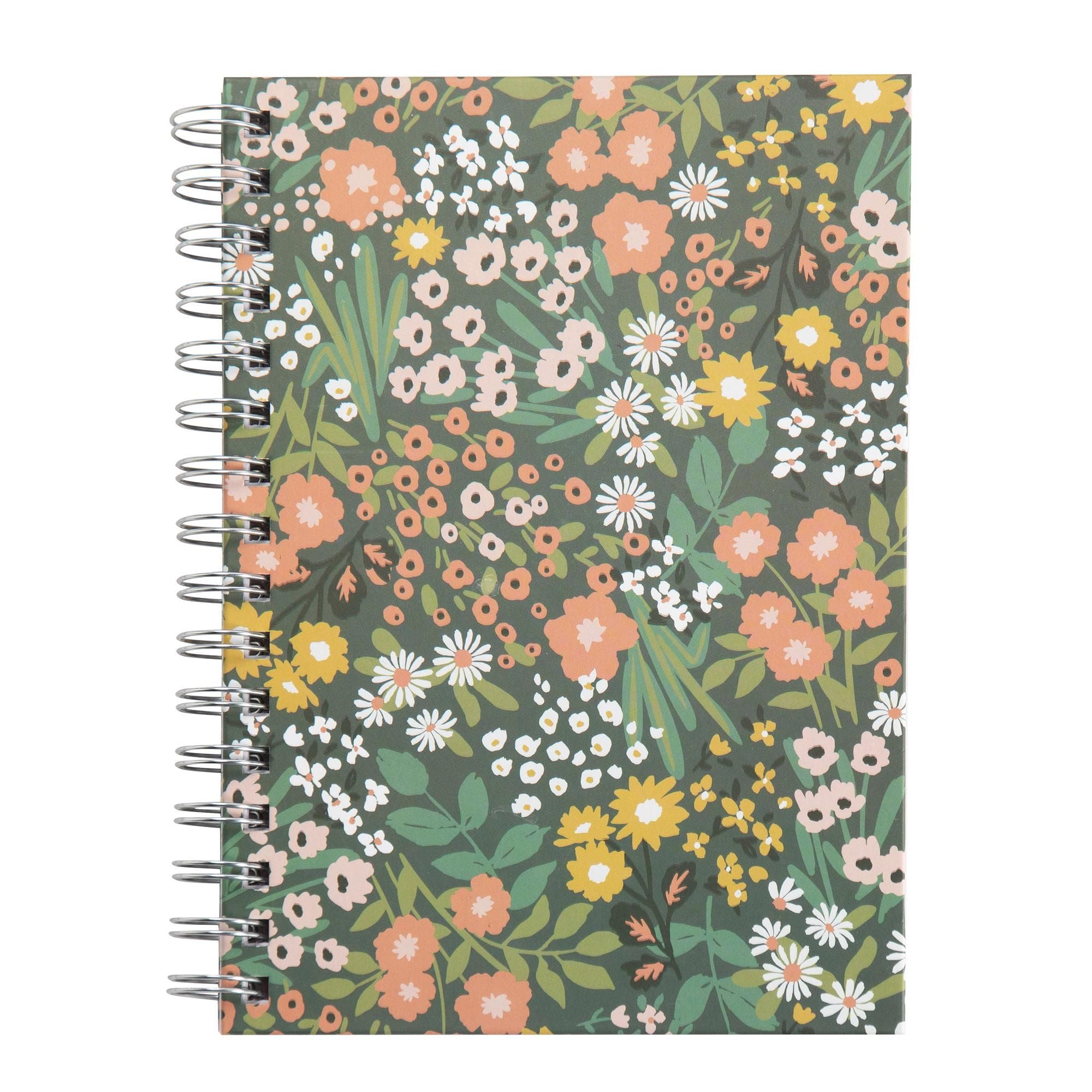 Sainsbury's Home Floral Wiro Notebook A5