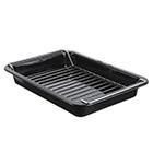 Sainsbury's Home Vitreous Enamel Roast &amp;amp; Rack 32cm