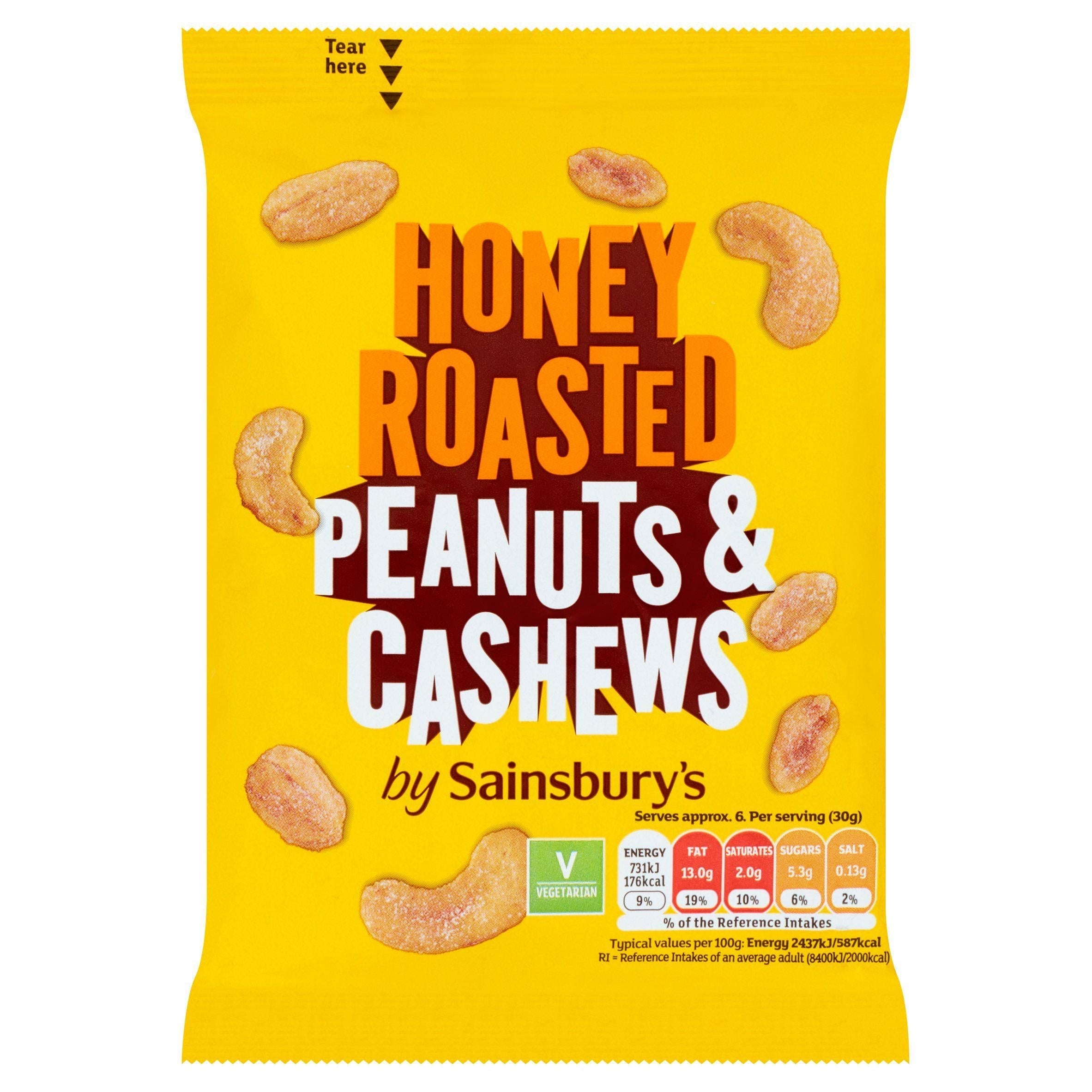 Sainsbury's Honey Roast Cashew &amp;amp; Peanuts 200g