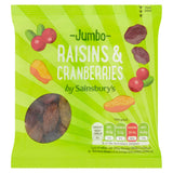Sainsbury's Jumbo Raisins &amp;amp; Cranberries 35g