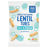 Sainsbury's Lentil Tubes Salt &amp;amp; Vinegar 85g