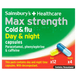 Sainsbury's Max Strength Day &amp;amp; Night Capsules x16