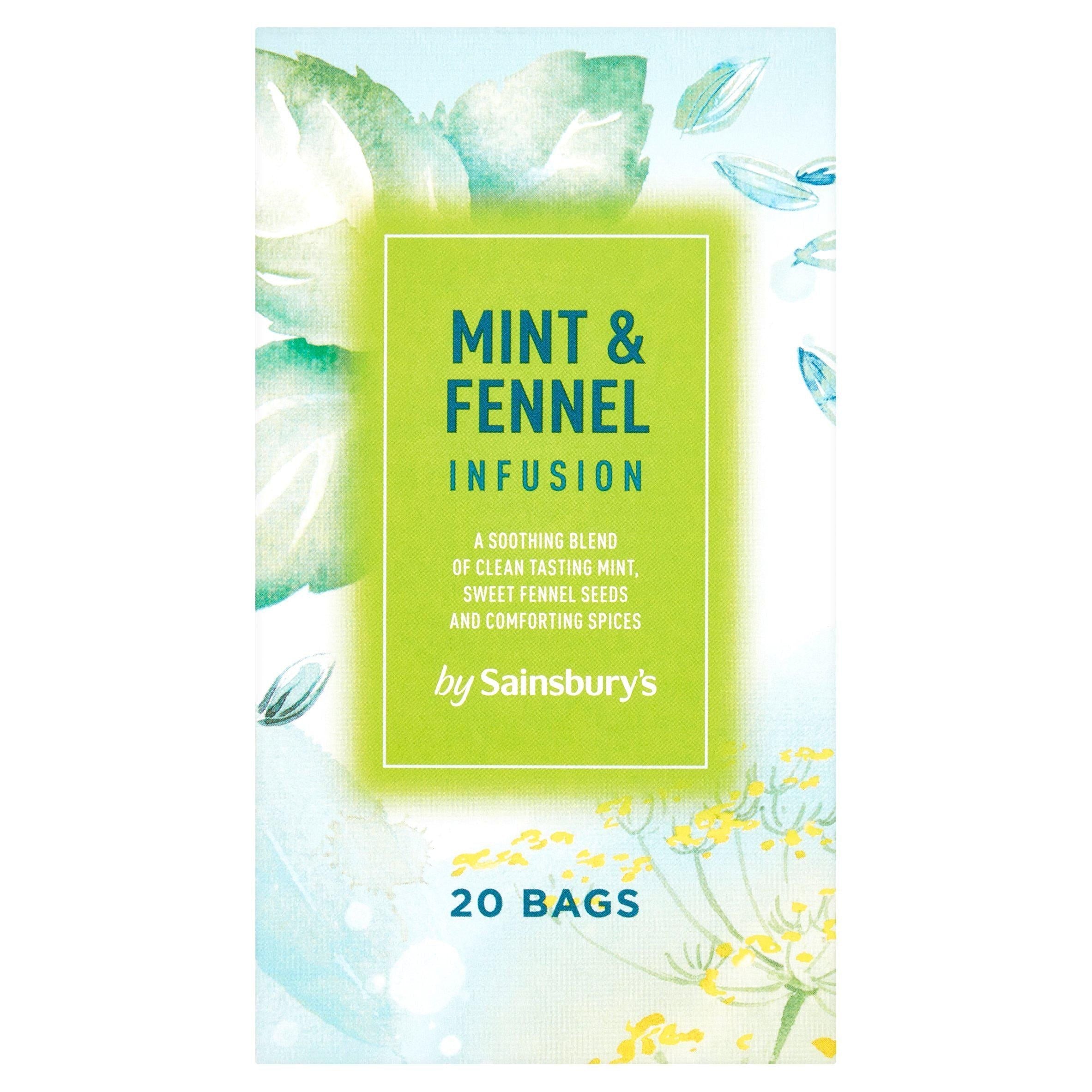 Sainsbury's Mint &amp;amp; Fennel Infusion x20 36g