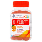 Sainsbury's Multivitamin &amp;amp; Omega 3 Gummies Orange Flavour 3 Years+ One a Day x60