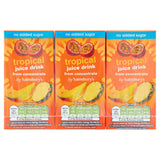 Sainsbury's No Added Sugar Tropical Juice Drink from Concentrate 3&amp;times; 200ml