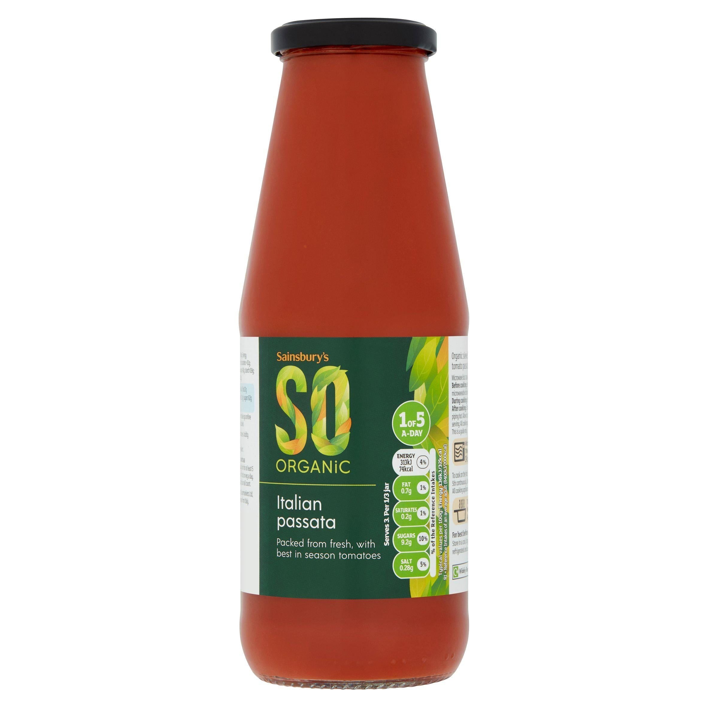 Sainsbury's Passata, SO Organic 690g