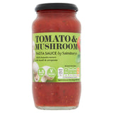 Sainsbury's Pasta Sauce, Tomato Mushroom &amp;amp; Basil 500g
