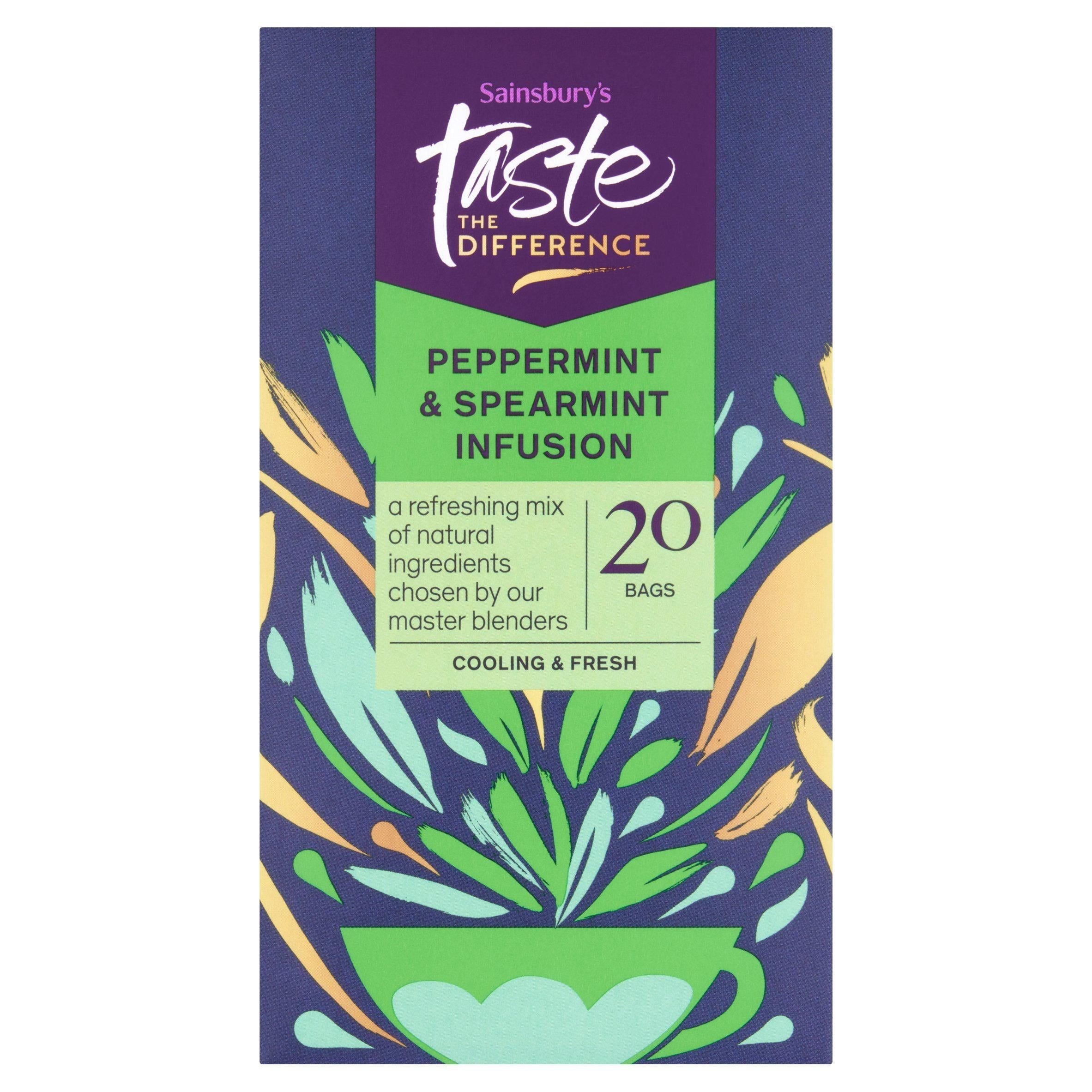 Sainsbury's Peppermint &amp;amp; Spearmint 20s, Taste the Difference