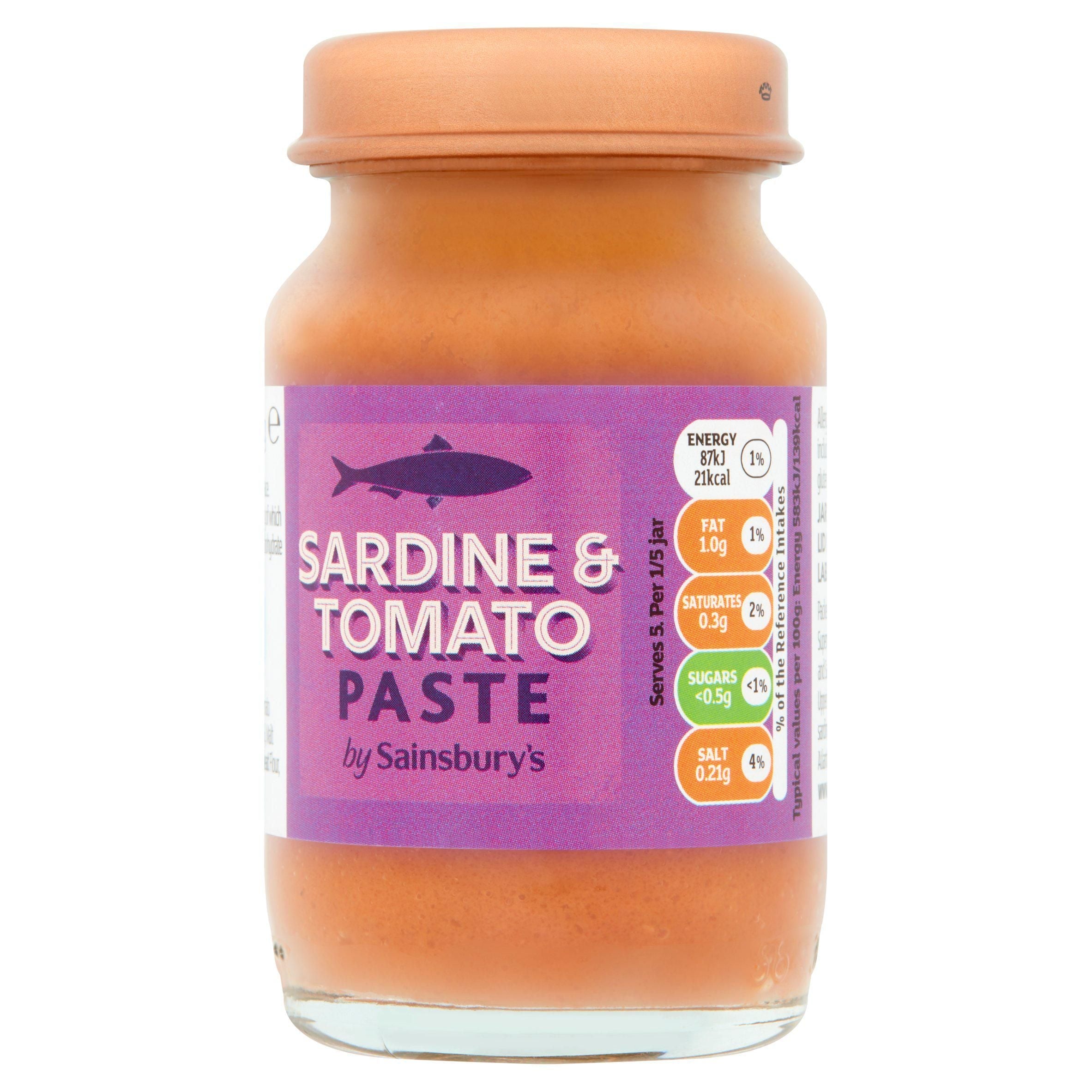 Sainsbury's Sardine &amp;amp; Tomato Paste 75g