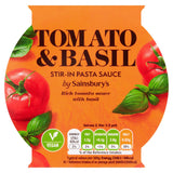 Sainsbury's Stir In Tomato &amp;amp; Basil Pasta Sauce 150g