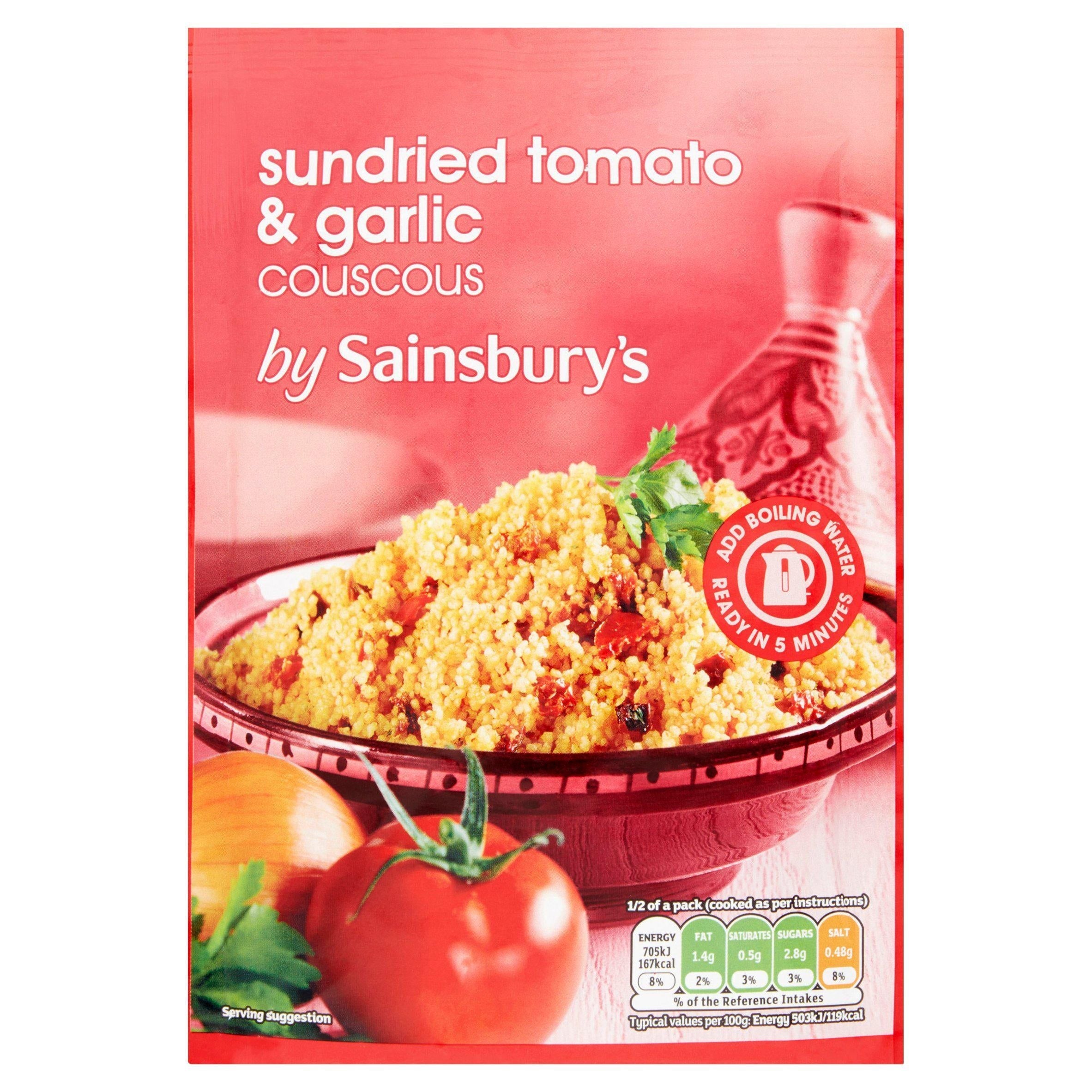 Sainsbury's Sundried Tomato &amp;amp; Garlic Couscous 110g